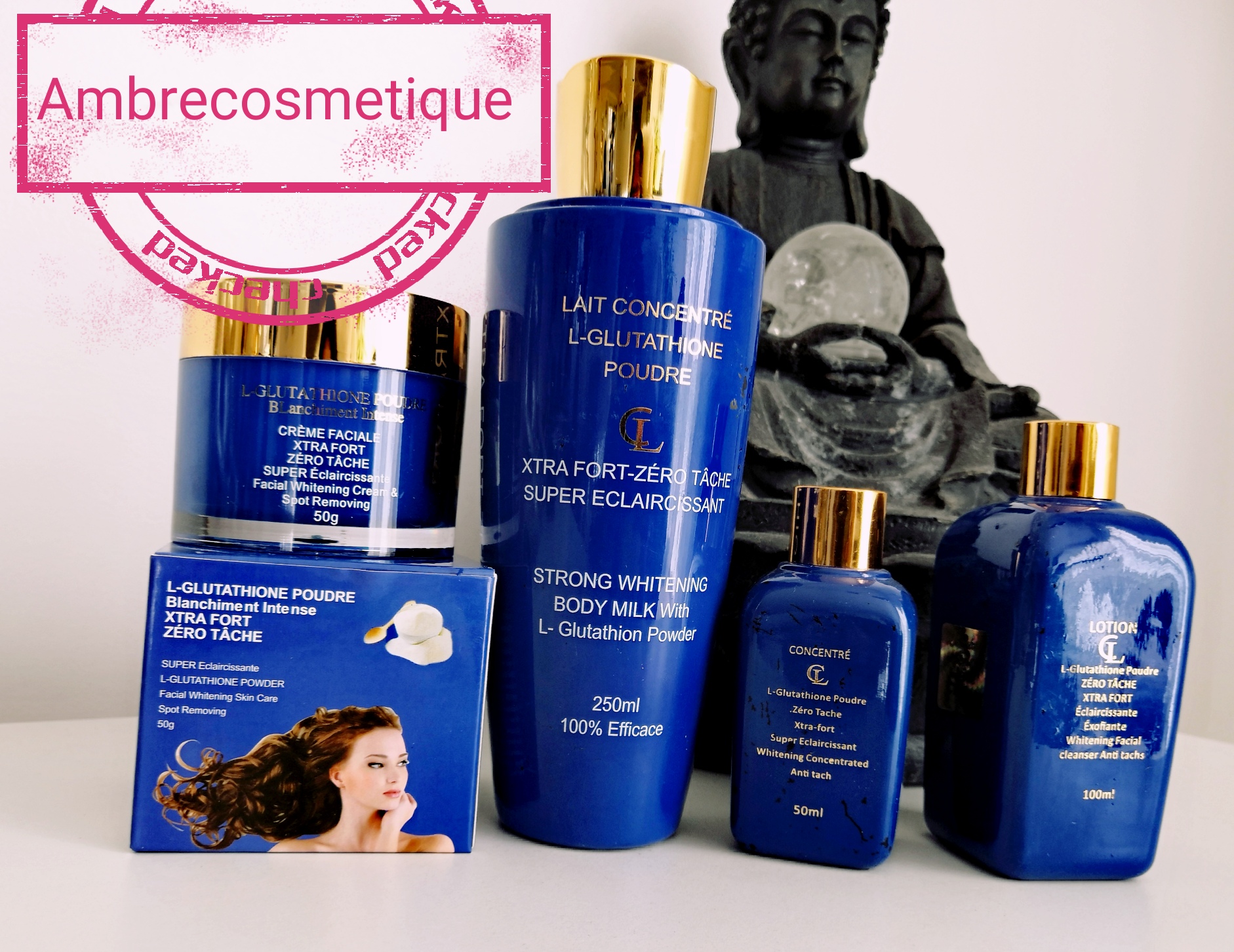 GLUTATHIONE GAMME ECLAIRCISSANTE ZERO TACHE WHITENING SET 100 EFFICACE