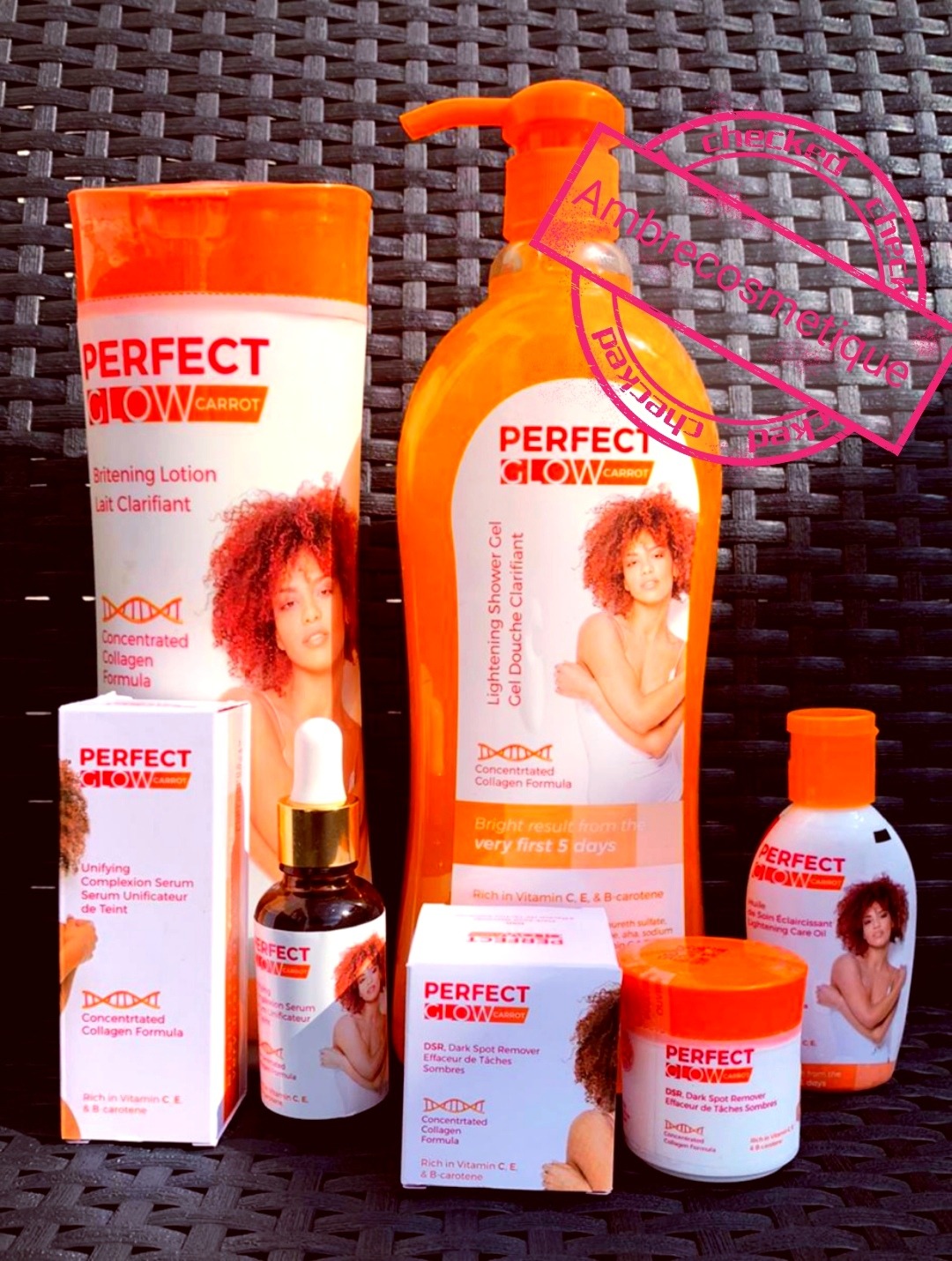 GAMME ECLAIRCISSANTE PERFECT GLOW CARROT LAIT CORPS GEL DOUCHE HUILE